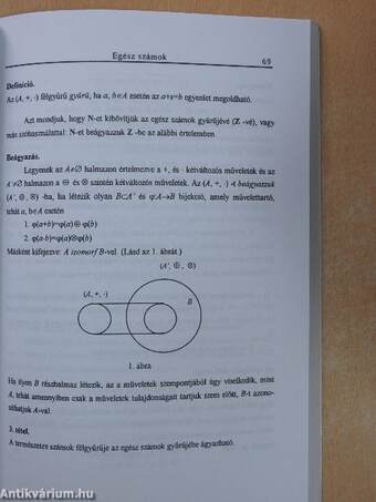 Bevezető fejezetek a matematikába I.