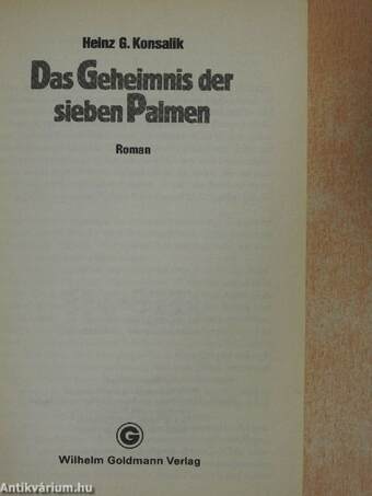 Das Geheimnis der sieben Palmen