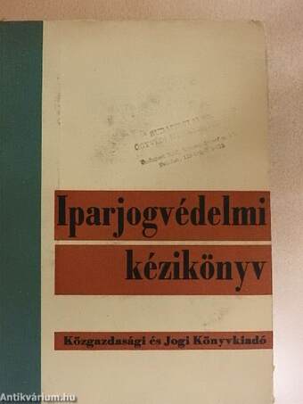 Iparjogvédelmi kézikönyv