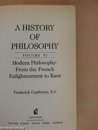 A History of Philosophy VI