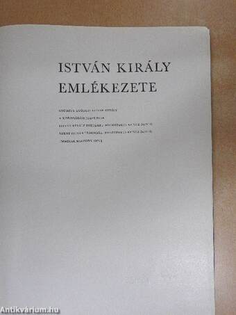 István király emlékezete