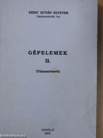 Gépelemek II.