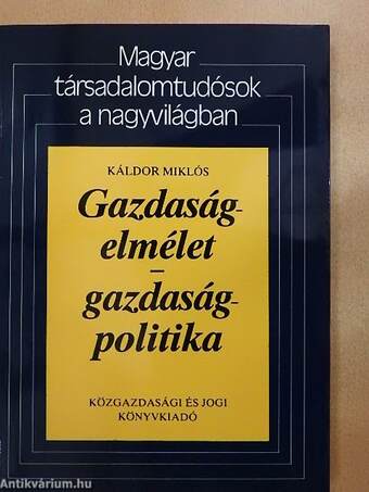 Gazdaságelmélet - gazdaságpolitika