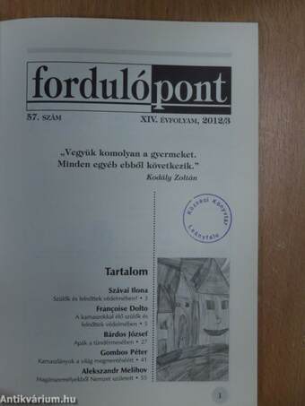 Fordulópont 2012/3.