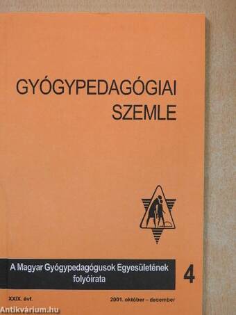 Gyógypedagógiai szemle 2001. október-december