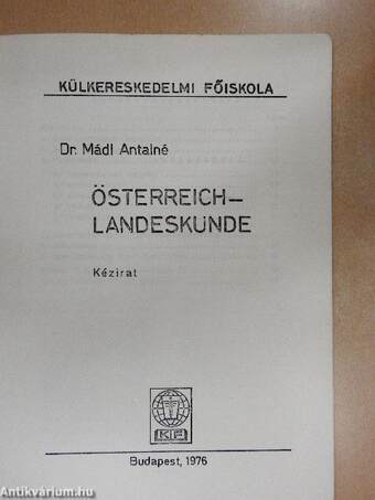 Österreich-Landeskunde