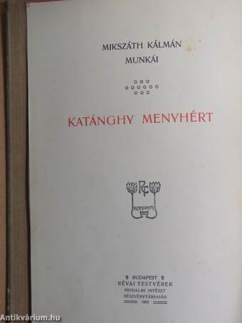 Katánghy Menyhért