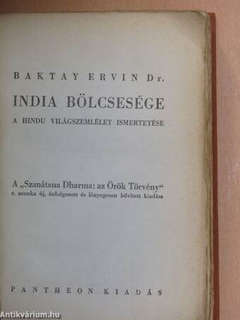 India bölcsesége