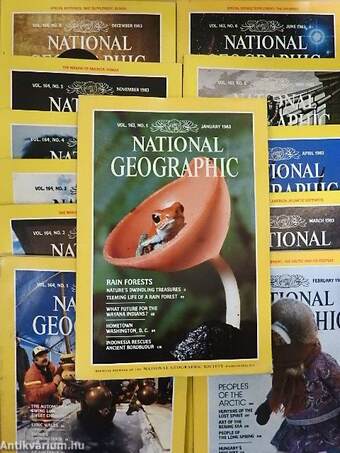 National Geographic January-December 1983. 