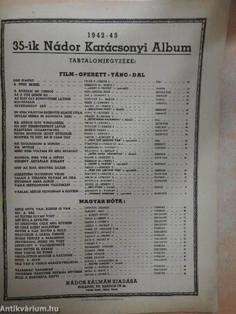 35-ik Nádor Karácsonyi Album