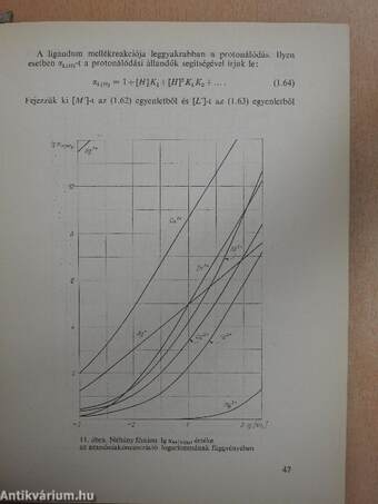 Komplex egyensúlyok analitikai alkalmazása