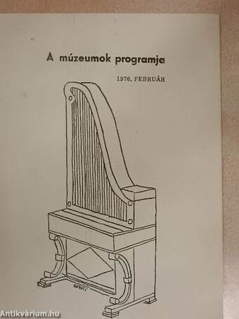 A múzeumok programja 1976. február