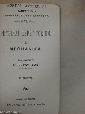 Physikai Repetitorium I.