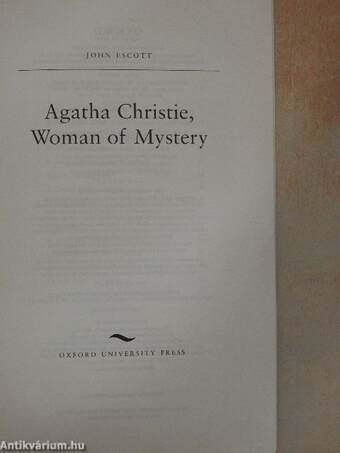 Agatha Christie, Woman of Mystery - CD-vel