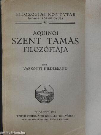 Aquinói Szent Tamás filozófiája