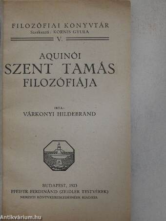 Aquinói Szent Tamás filozófiája