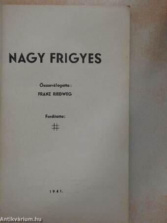 Nagy Frigyes