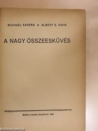 A nagy összeesküvés