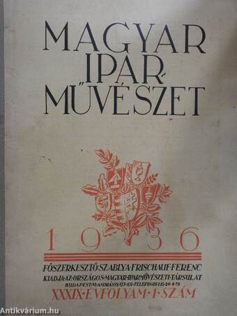 Magyar Iparművészet 1936/1.