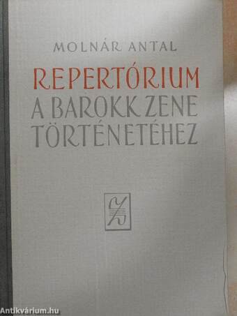 Repertórium a barokk zene történetéhez