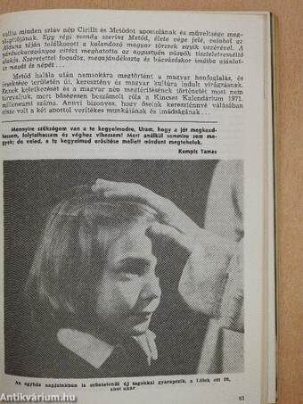 Katolikus Kincses Kalendárium 1975