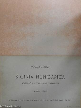 Bicinia Hungarica IV.