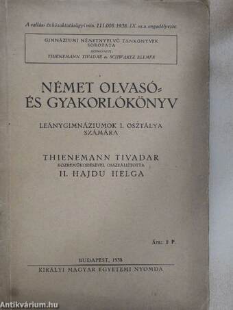 Német olvasó- és gyakorlókönyv