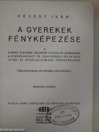 A gyerekek fényképezése