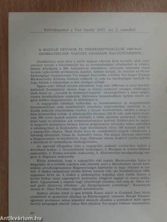 A Magyar orvosok és természetvizsgálók 1880-ban Szombathelyen tartott országos nagygyűléséről