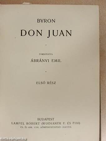 Don Juan I-II.