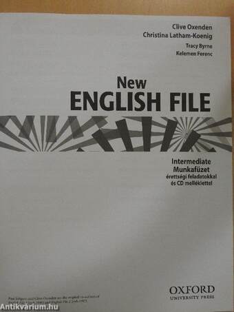 New English File - Intermediate - Workbook - CD-vel