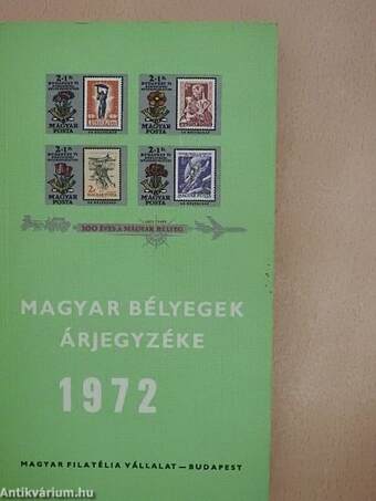 Magyar bélyegek árjegyzéke 1972