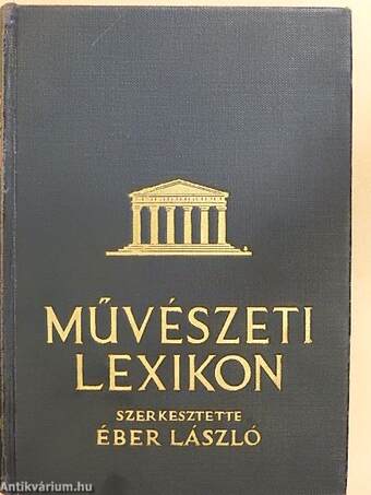 Művészeti lexikon I-II.