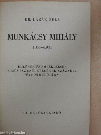 Munkácsy Mihály