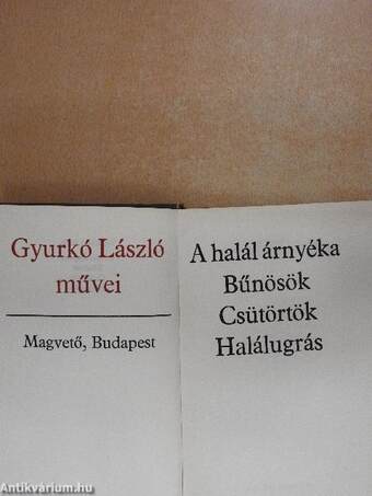 A halál árnyéka/Bűnösök/Csütörtök/Halálugrás