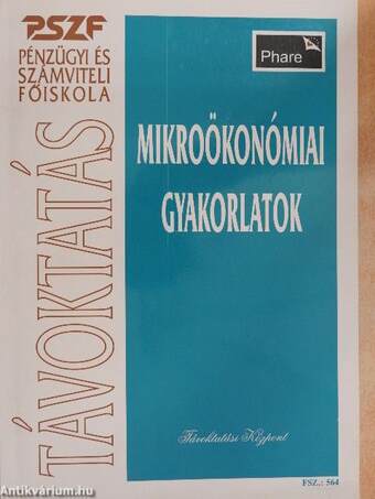 Mikroökonómiai gyakorlatok