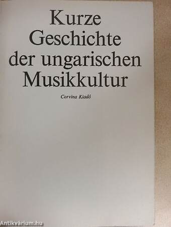 Kurze Geschichte der ungarischen Musikkultur