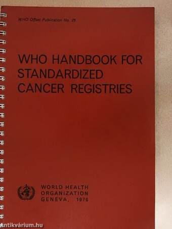 Who Handbook For Standardized Cancer Registries