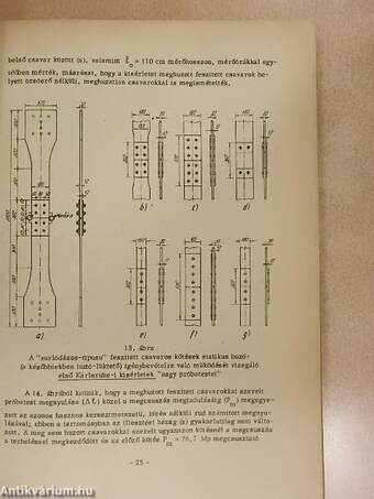 Feszített csavaros szerkezetek méretezése és kivitelezése