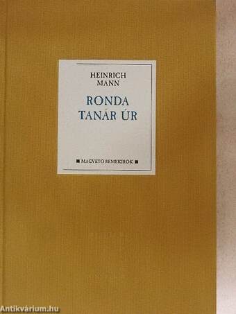 Ronda tanár úr