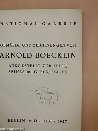 Gemälde und Zeichnungen von Arnold Boecklin