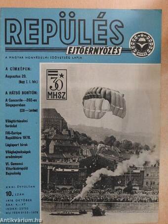 Repülés-ejtőernyőzés 1978. október