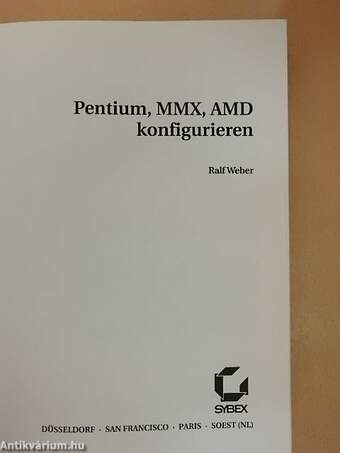 Pentium, MMX, AMD konfigurieren