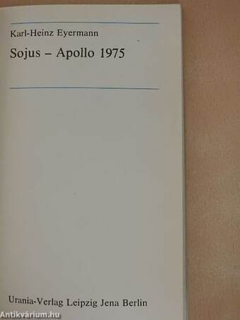 Sojus - Apollo 1975