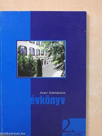 Avasi Gimnázium évkönyv 2001-2002