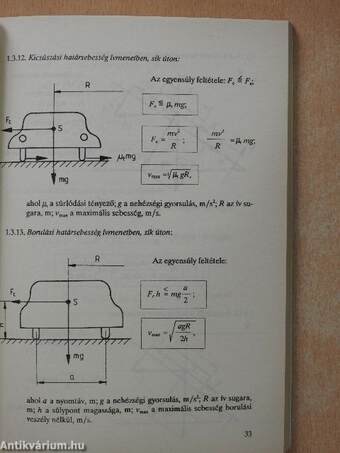 Gépjármű-technikai képlet- és feladatgyűjtemény I.