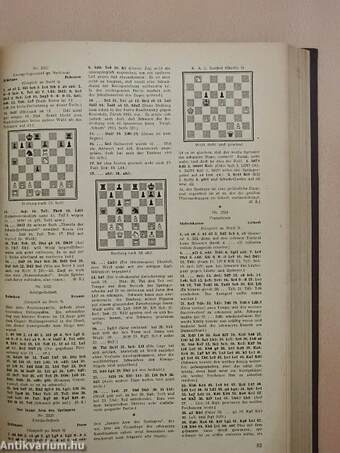 Schach 1952-1955. (nem teljes évfolyamok)