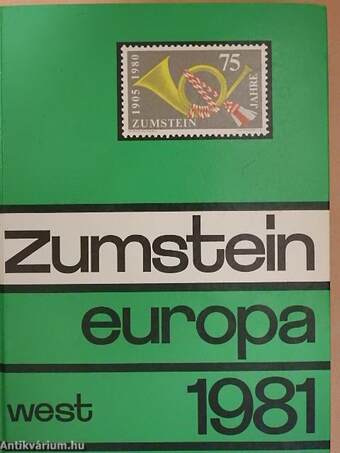 Zumstein Briefmarken-Katalog - West Europa/Ost Europa 1981