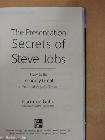 The Presentation Secrets of Steve Jobs