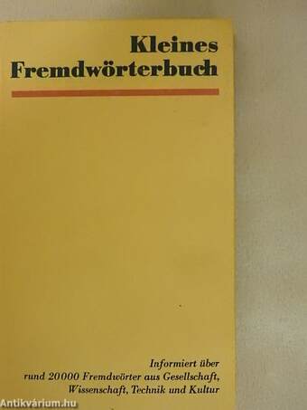 Kleines Fremdwörterbuch